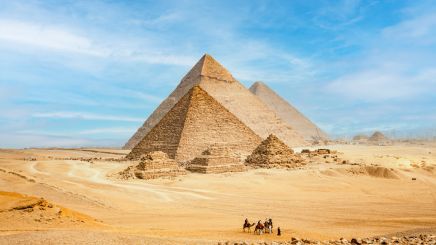 Egypte Caire pyramides de Gizeh