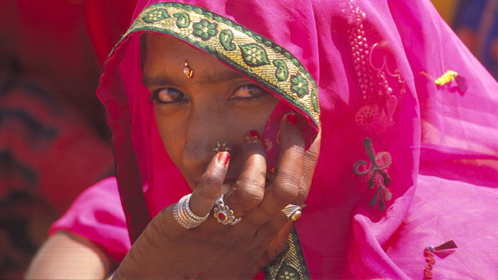 Femme rajasthan Indien