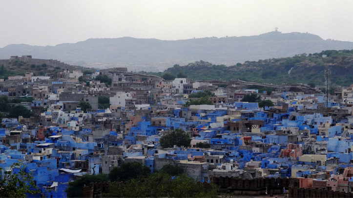 Jodhpur ville bleue du Rajasthan