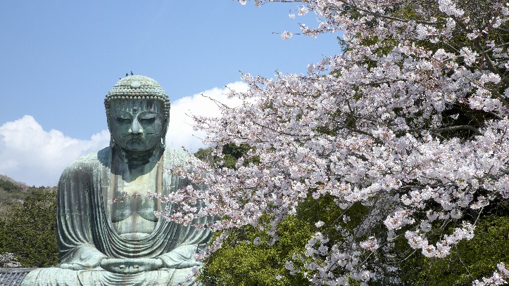 Grand Bouddha du temple Hasedera à Kamakura