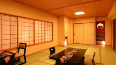 Chambre du Ryokan Matsui Honkan
