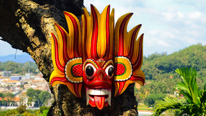 Masque traditionnel Sri Lanka