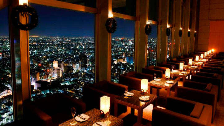 Restaurant Peak Lounge du Park Hyatt 5* à Tokyo