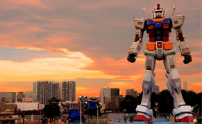 Statue Gundam d’Odaiba à Tokyo