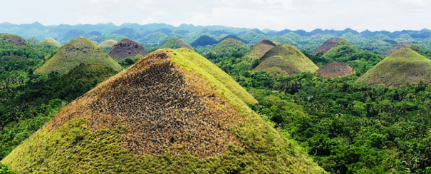 Montagnes de Chocolat aux Philippines