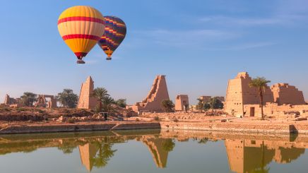 Égypte montgolfière Karnak