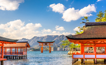 Miyajima-Coucher-soleil-torii