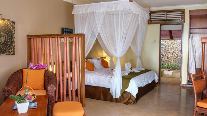 Holiday resort Lombok chambre
