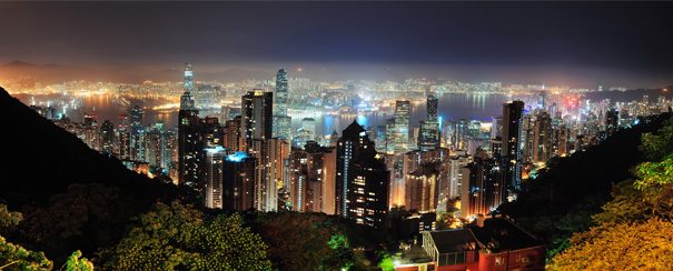 Hong Kong panorama du Pic Victoria