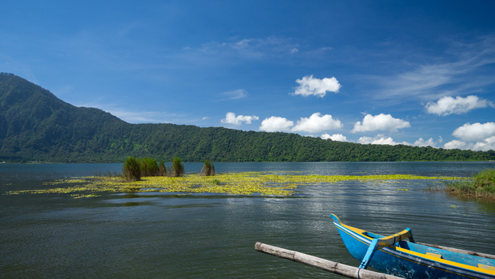 indonésie lac batur peche
