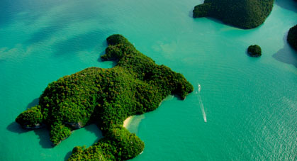 Île paradisiaque de Lang Kawi