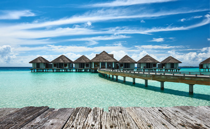 plage-bungalows-Maldives-paradis
