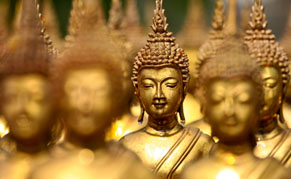 Bouddhas dorés, Thailande