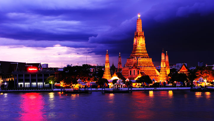 thailande bangkok sunset