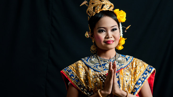 Danseuse traditionnelle Thai