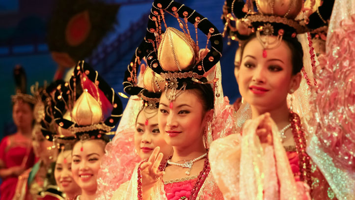 troupe de danseurs chinois xian