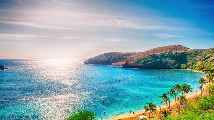 USA Hawai plage