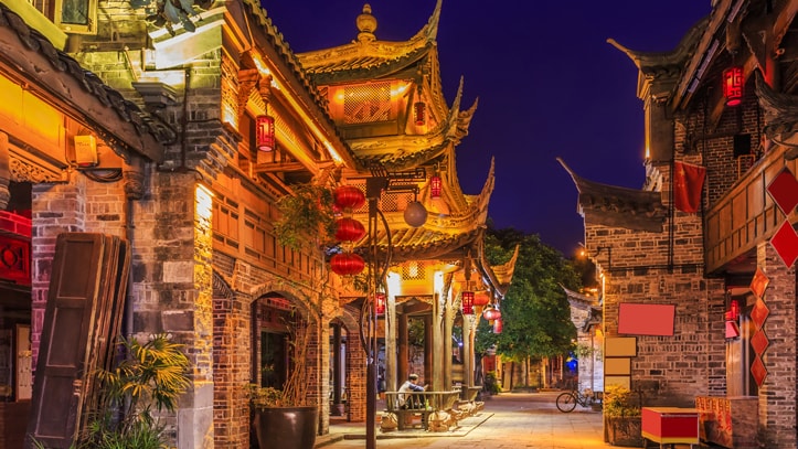 vieille ville Chengdu