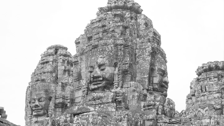 visage temple bayon angkor wat cambodge