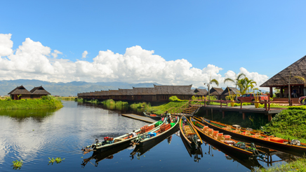  Bateaux lac Inle Birmanie 