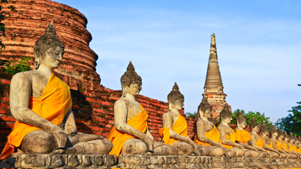  Thailande Ayutthaya statue bouddha 